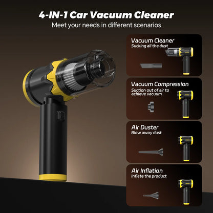 MR.EGO G2 Cordless Car Vacuum – 20000Pa 4-in-1 Portable Mini Cleaner